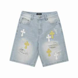 Picture of Chrome Hearts Jeans Short _SKUChromeHeartsM-2XLhgntx038793